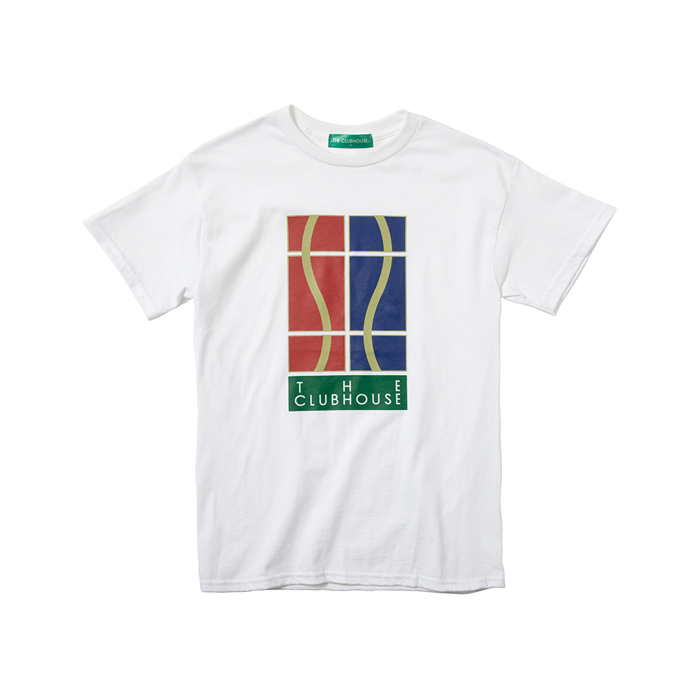 THE CLUBHOUSE String Service Cotton T 'NICE' color (White)