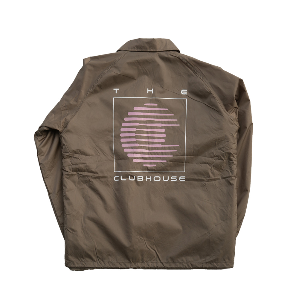 THE CLUBHOUSE '1990' Coach Jacket (Khaki)