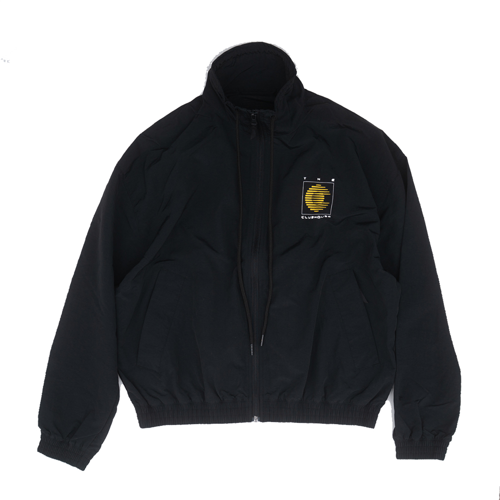 THE CLUBHOUSE '1990' NYLON JACKET (BLACK)