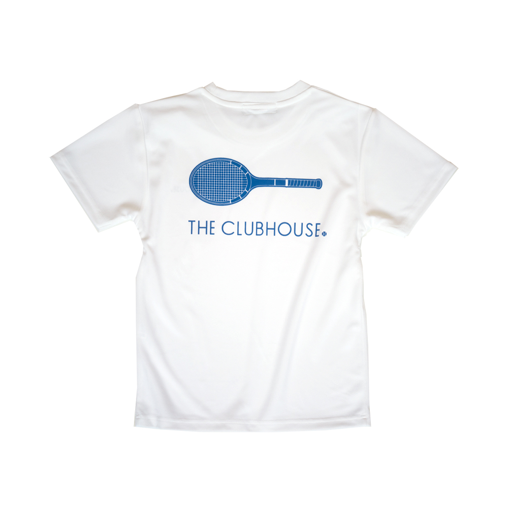 THE CLUBHOUSE ドライTシャツ (White | Indigo)