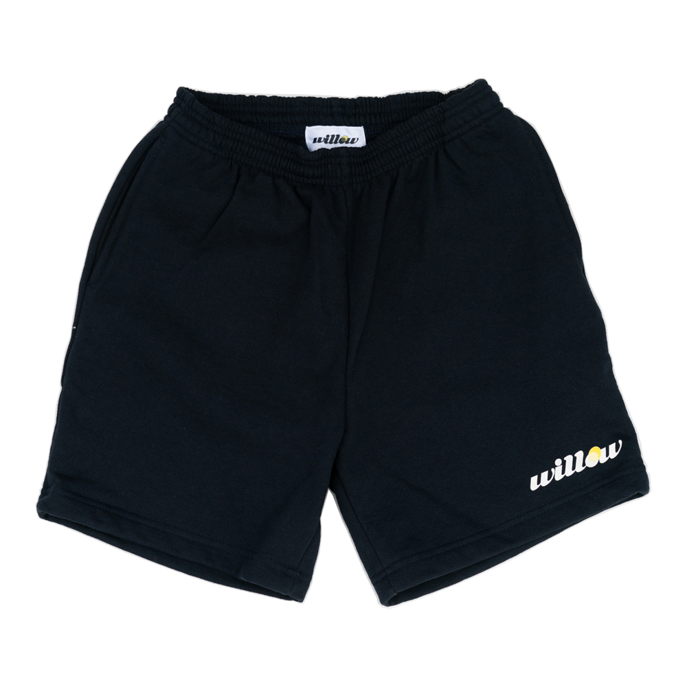 WILLOW Logo Heavy Weight Sweat Shorts (Navy)