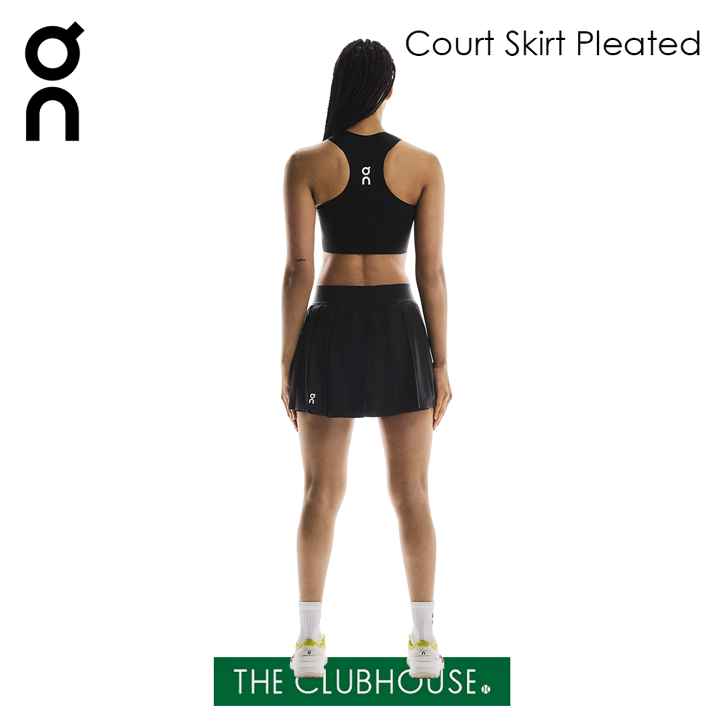 On Court-T&Skirt テニス SizeS 全仏ver. 新品/未開封 On | Court Skirt Pleated W Women (Black)｜THE CLUBHOUSE
