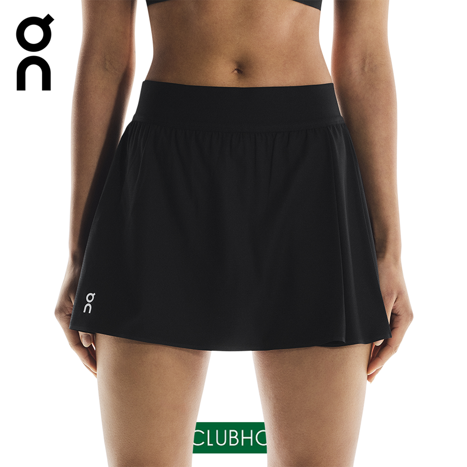 On | Court Skirt Pleated W Women (Black)｜THE CLUBHOUSE