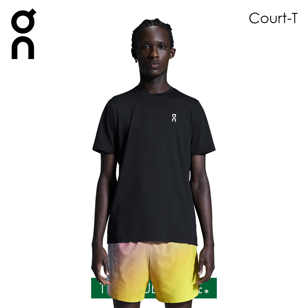 On Court-T テニスウェア ブラック ホワイト Mサイズ メンズ Court-T | ブラック | On 日本