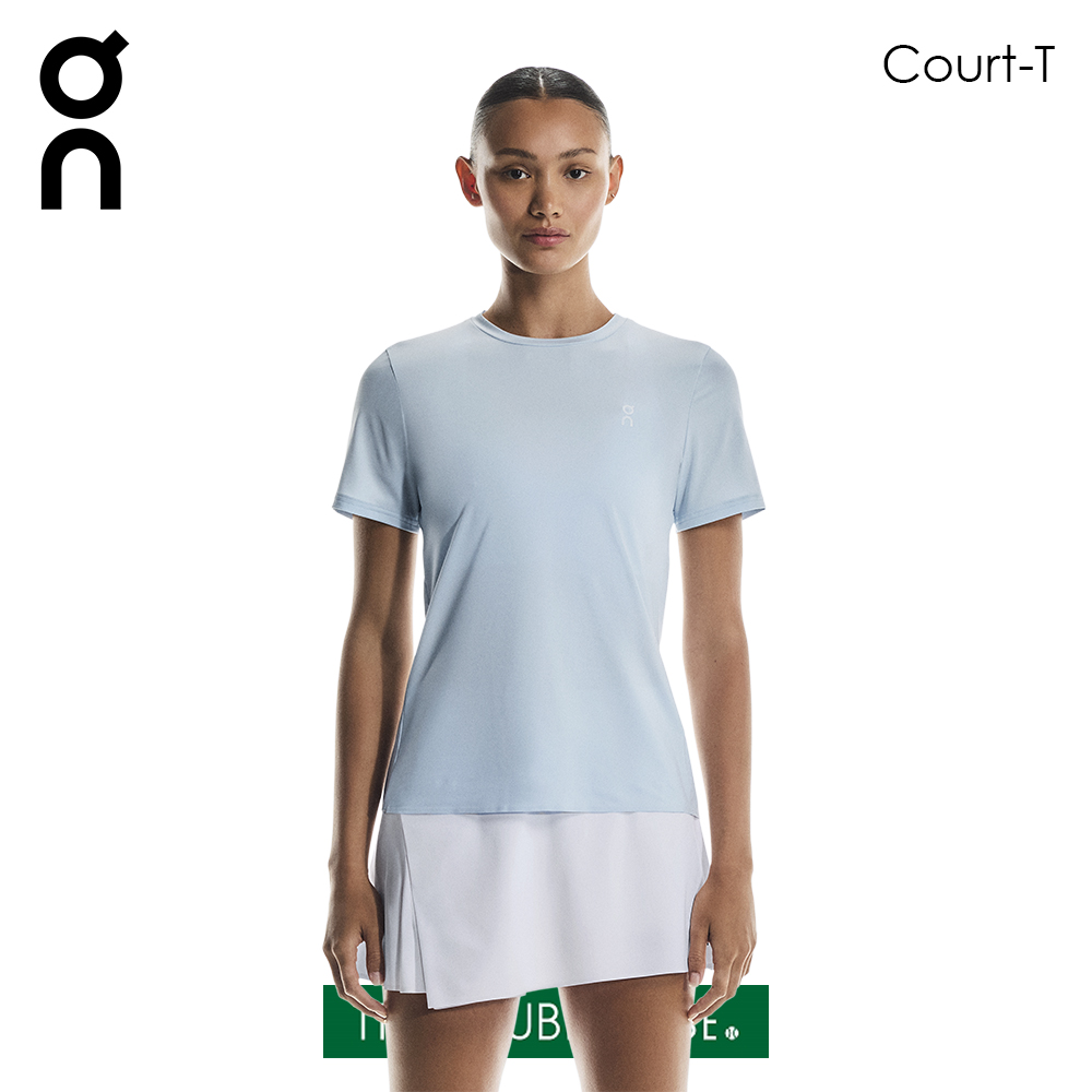 On Court-T テニスウェア ホワイト インディゴ Sサイズ On Court-T テニスウェア ホワイト インディゴ Sサイズ（On
