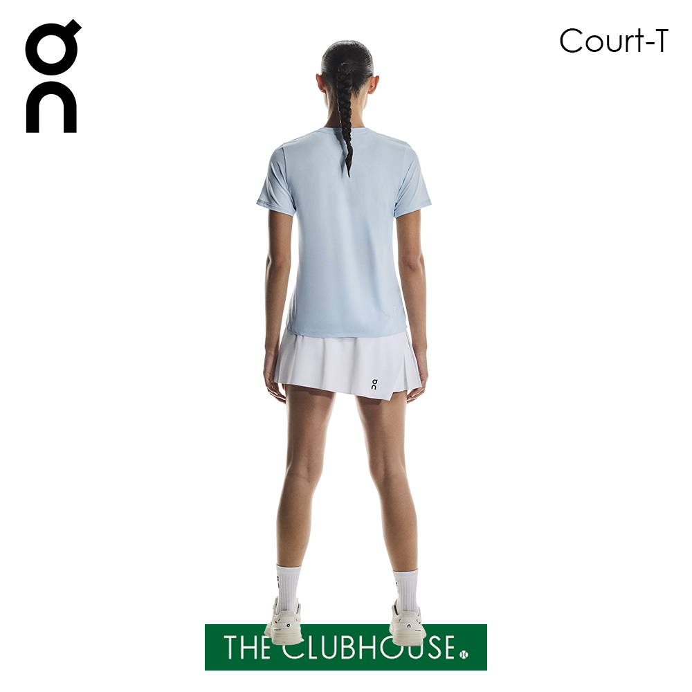 On Court-T テニスウェア ホワイト インディゴ Sサイズ On | Court-T W (Arctic)｜THE CLUBHOUSE｜福岡のテニスショップ