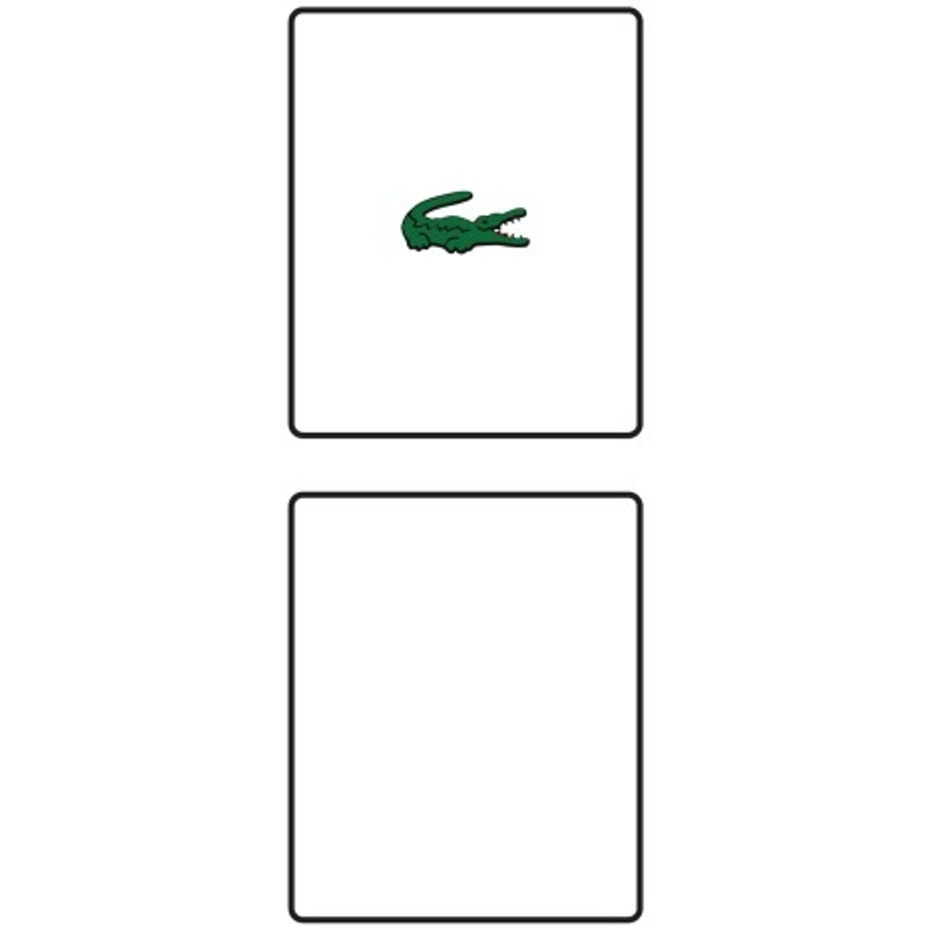 LACOSTE リストバンド（ホワイト）