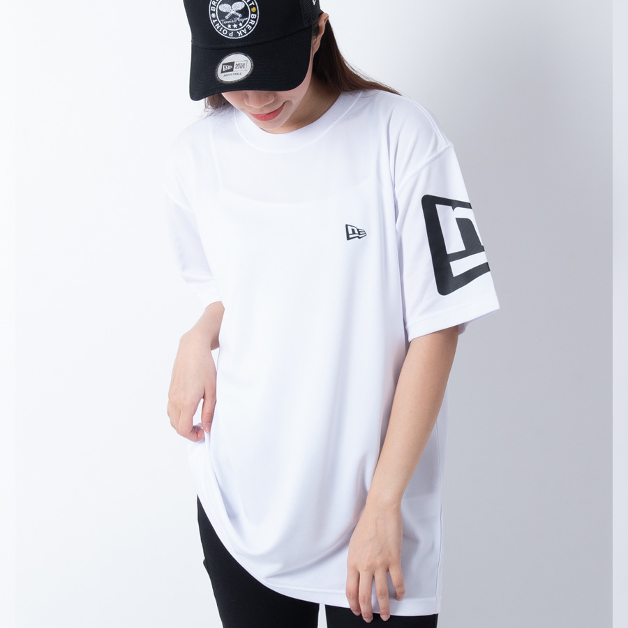 【tennis365 x NEW ERA】吸水速乾 TENNIS Tシャツ ホワイト