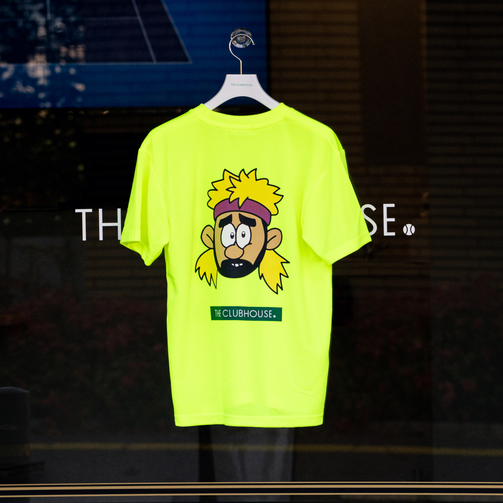 THE CLUBHOUSE and FRIENDS ドライTシャツ (Volt Yellow)