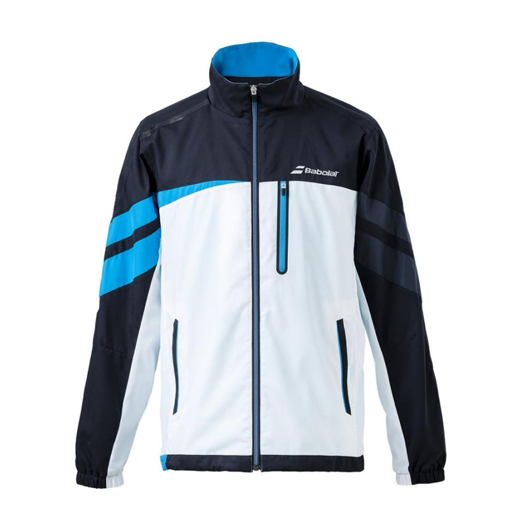 BABOLAT CLUB TEAM JACKET（ブラック×ブルー）